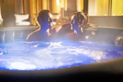 Lay-z Spa Lay-Z-Spa® HydroJet Pro Santorini - 7 Person Inflatable Hot Tub -Blue Wave Supplies 06Lights scaled