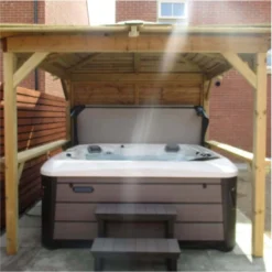 Outdoor Santorini - 5 Person Hot Tub With Gazebo Package 29 Outdoor Santorini - 5 Person Hot Tub With Gazebo Package -Blue Wave Supplies 3 1