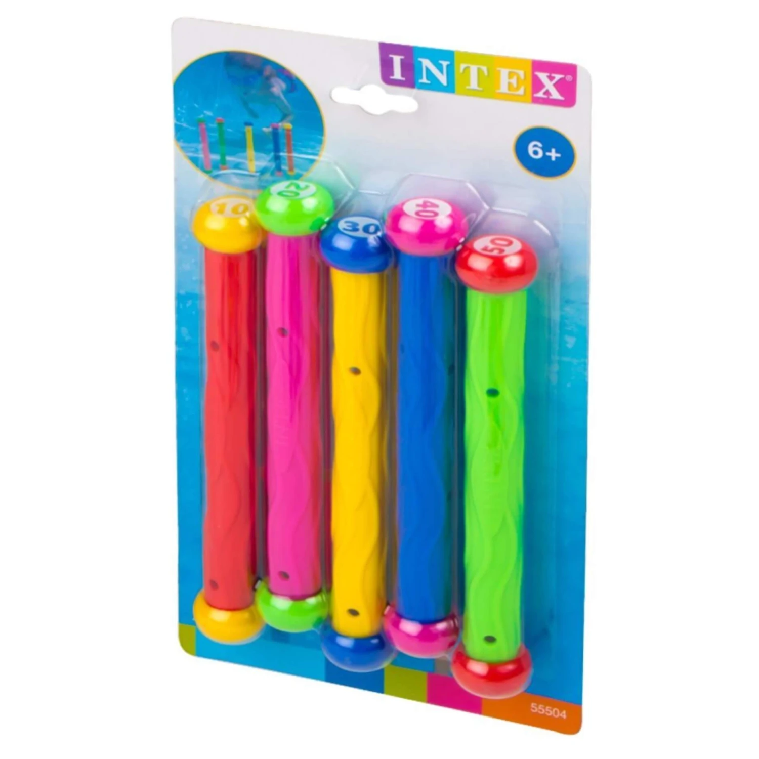 Intex Underwater Play Dive Sticks For Swimming Pools 1 Intex Underwater Play Dive Sticks For Swimming Pools