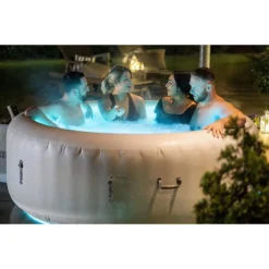 Lay-z Spa Lay-Z-Spa® AirJet Paris - 6 Person Inflatable Hot Tub -Blue Wave Supplies 60013 SPA 11 Supersize