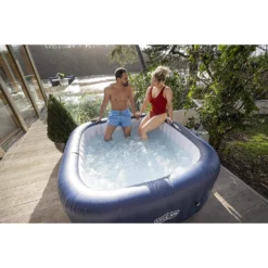 Lay-z Spa Lay-Z-Spa® AirJet Hawaii - 6 Person Inflatable Hot Tub -Blue Wave Supplies 60021 SPA 14 Supersize