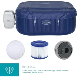 Lay-z Spa Lay-Z-Spa® AirJet Hawaii - 6 Person Inflatable Hot Tub -Blue Wave Supplies 60021 SPA 7 Supersize