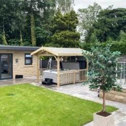 Apex Wooden Hot Tub Gazebo With Roof -Blue Wave Supplies ApexGazebo 1 1d2b0164 ad44 4da5 97c8 2f953b6d3c4d