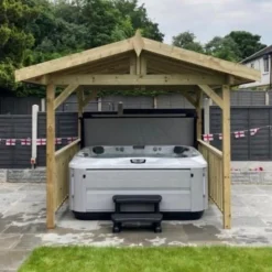 Apex Wooden Hot Tub Gazebo With Roof -Blue Wave Supplies ApexGazebo 9 9c8600e8 00e4 4999 9dd4 98c544e33777