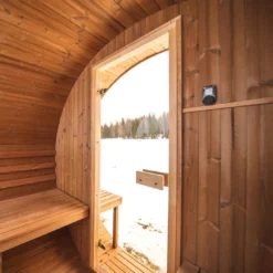 Hekla Barrel 210 - 4 Person Outdoor Sauna 28 Hekla Barrel 210 - 4 Person Outdoor Sauna -Blue Wave Supplies BarrelSauna 11