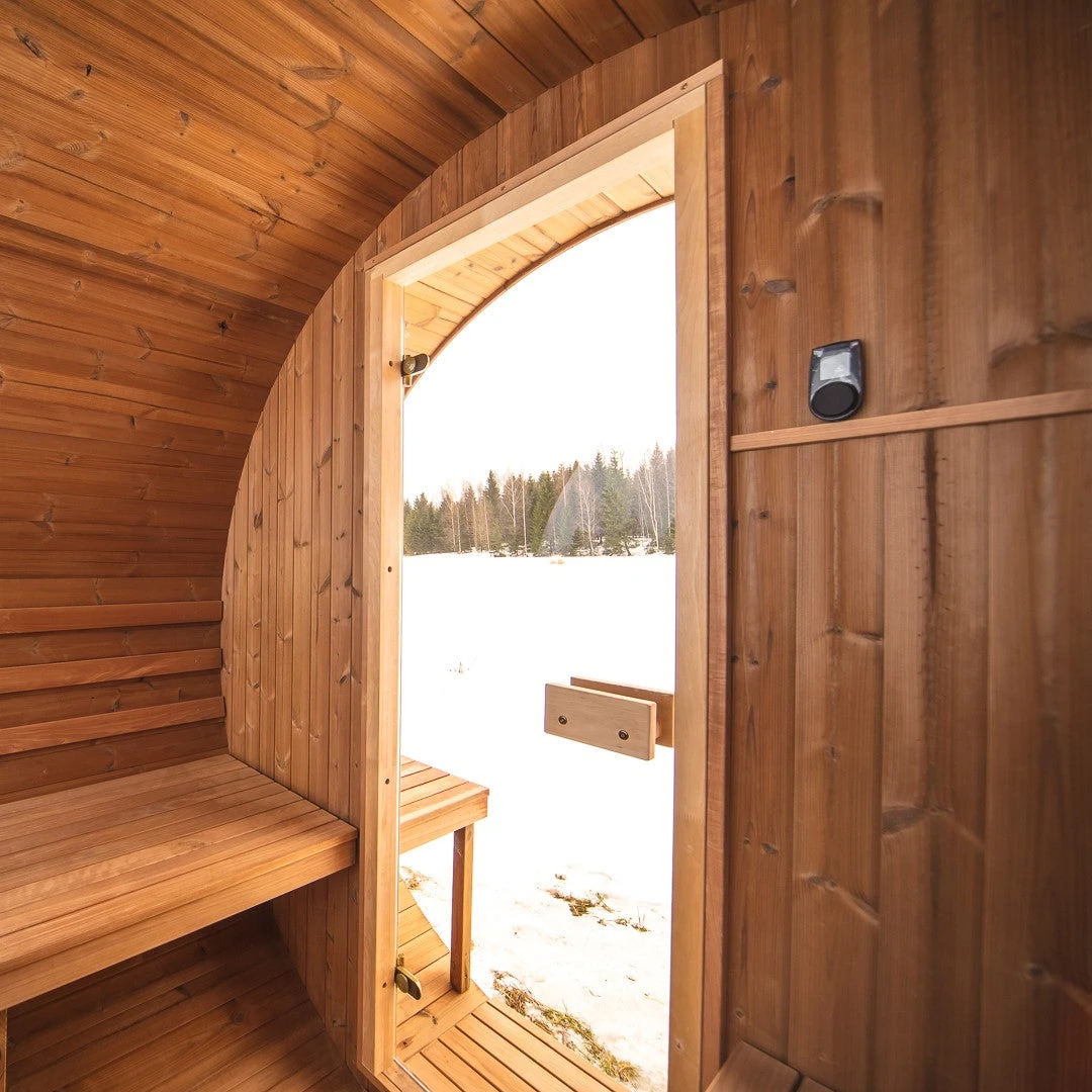 Hekla Barrel 210 - 4 Person Outdoor Sauna 9 Hekla Barrel 210 - 4 Person Outdoor Sauna - Image 9