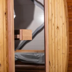 Hekla Barrel 250 - 6 Person Outdoor Sauna -Blue Wave Supplies BarrelSauna 26 b1c9aafe a59e 4edc 99ce f858f1da2a68