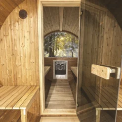 Hekla Barrel 210 - 4 Person Outdoor Sauna 29 Hekla Barrel 210 - 4 Person Outdoor Sauna -Blue Wave Supplies BarrelSauna 32