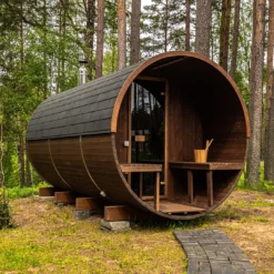 Hekla Barrel 210 - 4 Person Outdoor Sauna 23 Hekla Barrel 210 - 4 Person Outdoor Sauna -Blue Wave Supplies BarrelSauna 6