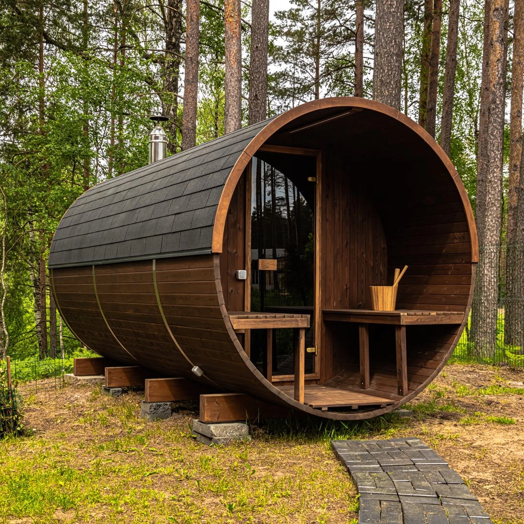 Hekla Barrel 210 - 4 Person Outdoor Sauna 4 Hekla Barrel 210 - 4 Person Outdoor Sauna - Image 4