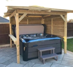 Outdoor Santorini - 5 Person Hot Tub With Gazebo Package 21 Outdoor Santorini - 5 Person Hot Tub With Gazebo Package -Blue Wave Supplies BrentanoGazebo 7a464a67 1ae1 4c5b 8c1e 17c5a6f587c9