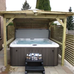 Brentano Wooden Hot Tub Gazebo With Tinted Dome Roof -Blue Wave Supplies Brentano J235 5ee26ae2 b644 432f 8663 7931d42474b8