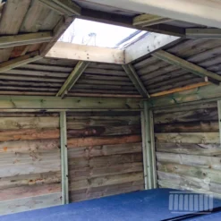 Brentano Wooden Hot Tub Gazebo With Tinted Dome Roof -Blue Wave Supplies Brentano New4 wm