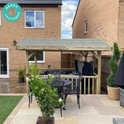 Apex Wooden Hot Tub Gazebo With Roof -Blue Wave Supplies DoolerStamped3 scaled