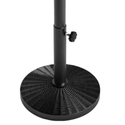 Como 2.7x4.5m Large Double Sided Grey Garden Parasol With Base And Cover -Blue Wave Supplies FTR144 6 Supersize