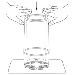 Hot Tub Party Grip 'O' Wine Cooler -Blue Wave Supplies Grip o cooler 1