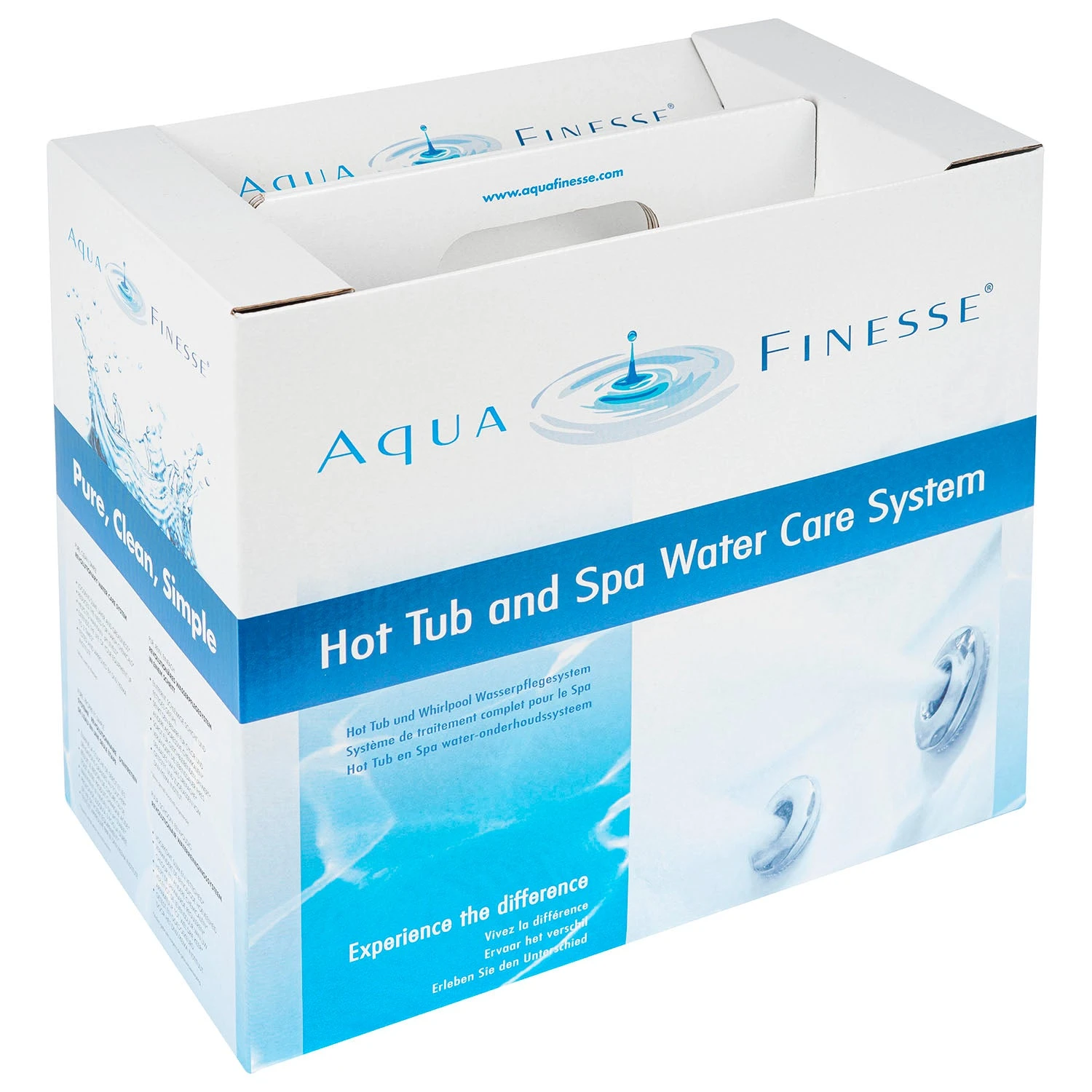 AquaFinesse Hot Tub Water Care With Moisturiser Pack - Tablet 2 AquaFinesse Hot Tub Water Care With Moisturiser Pack - Tablet - Image 2