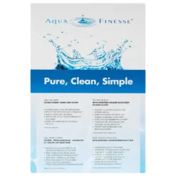 AquaFinesse Hot Tub Water Care With Moisturiser Pack - Tablet 11 AquaFinesse Hot Tub Water Care With Moisturiser Pack - Tablet -Blue Wave Supplies Hottubandsparwatercaresystem 4