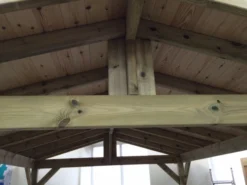 Apex Wooden Hot Tub Gazebo With Roof -Blue Wave Supplies IMG 2694