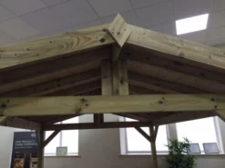 Apex Wooden Hot Tub Gazebo With Roof -Blue Wave Supplies IMG 2696