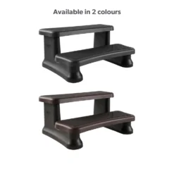 Smart Dual Riser Hot Tub Steps -Blue Wave Supplies Infographic1