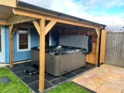 Jacuzzi® J235™ / J235IP™ - 6 Person Hot Tub With 1 Lounger -Blue Wave Supplies J235MidnightDriftwood Will2