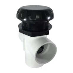 Arctic Spas® Black Round Cap Diverter Valve Complete - JET-109400
