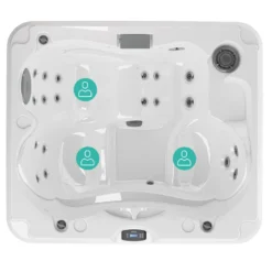 Jacuzzi® J215™ - 2-3 Person Hot Tub With 1 Lounger -Blue Wave Supplies Jacuzzi J215 2 3 seats new