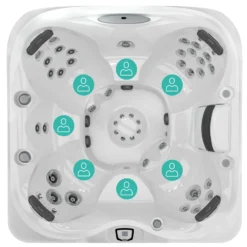 Jacuzzi® J445IP™ - 7 Person Hot Tub -Blue Wave Supplies Jacuzzi J445IP 6 7 seats