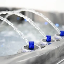 Outdoor Refresh - 6 Person Hot Tub With 1 Lounger -Blue Wave Supplies OutdoorRefreshSquare 10