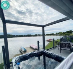 Outdoor Haze - 6 Person Hot Tub With 1 Lounger -Blue Wave Supplies VelariumGazebowithOutdoorHazeHC2 de7749be f724 4eb4 acd4 42a6f57e4ce9