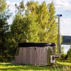 Outdoor Elite - 4 To 6 Person Wood Fired Hot Tub -Blue Wave Supplies WoodFireHotTub 18